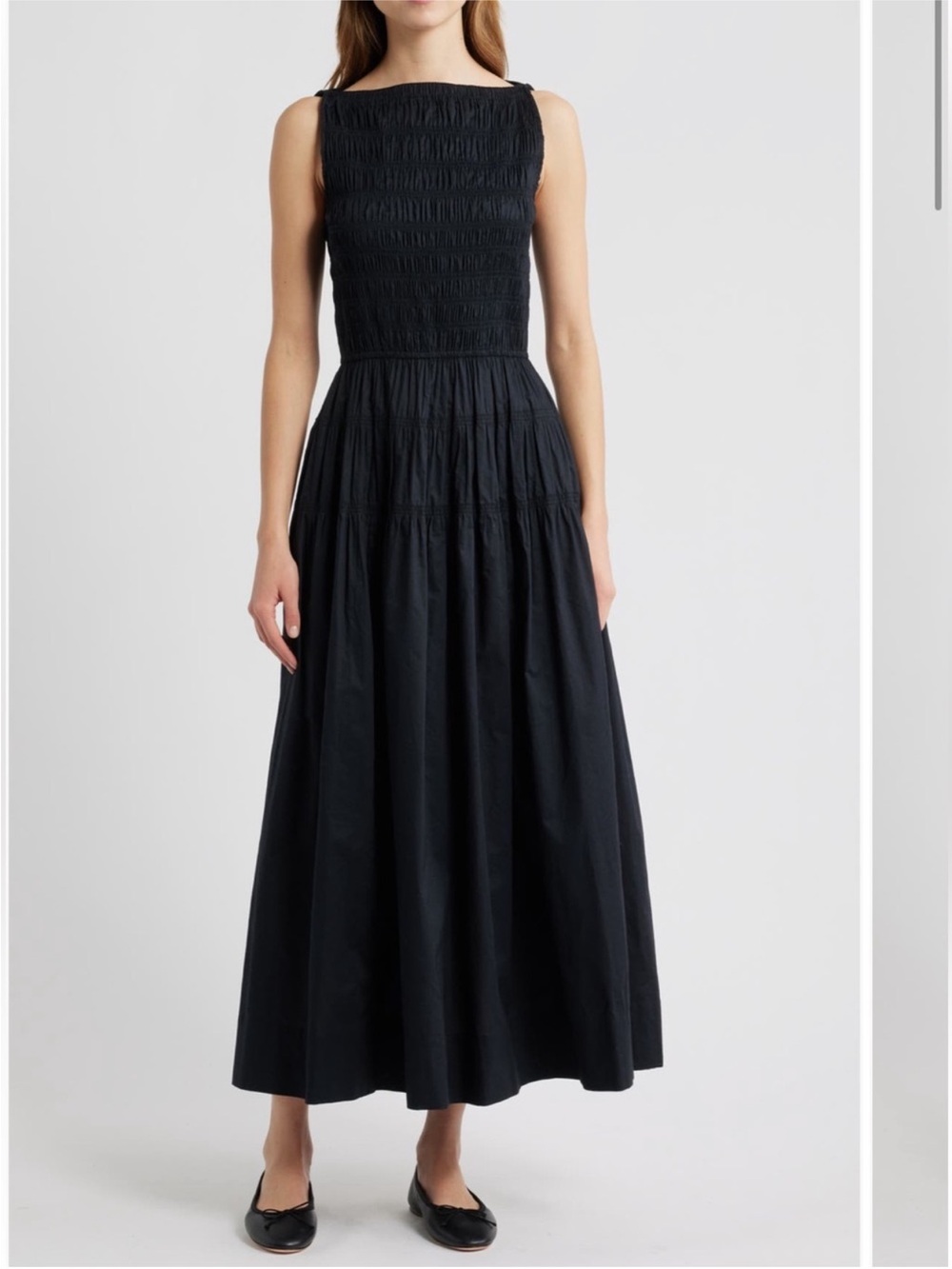 ✨NEW✨DÔEN Melie Boat Neck Dress in
Black XS